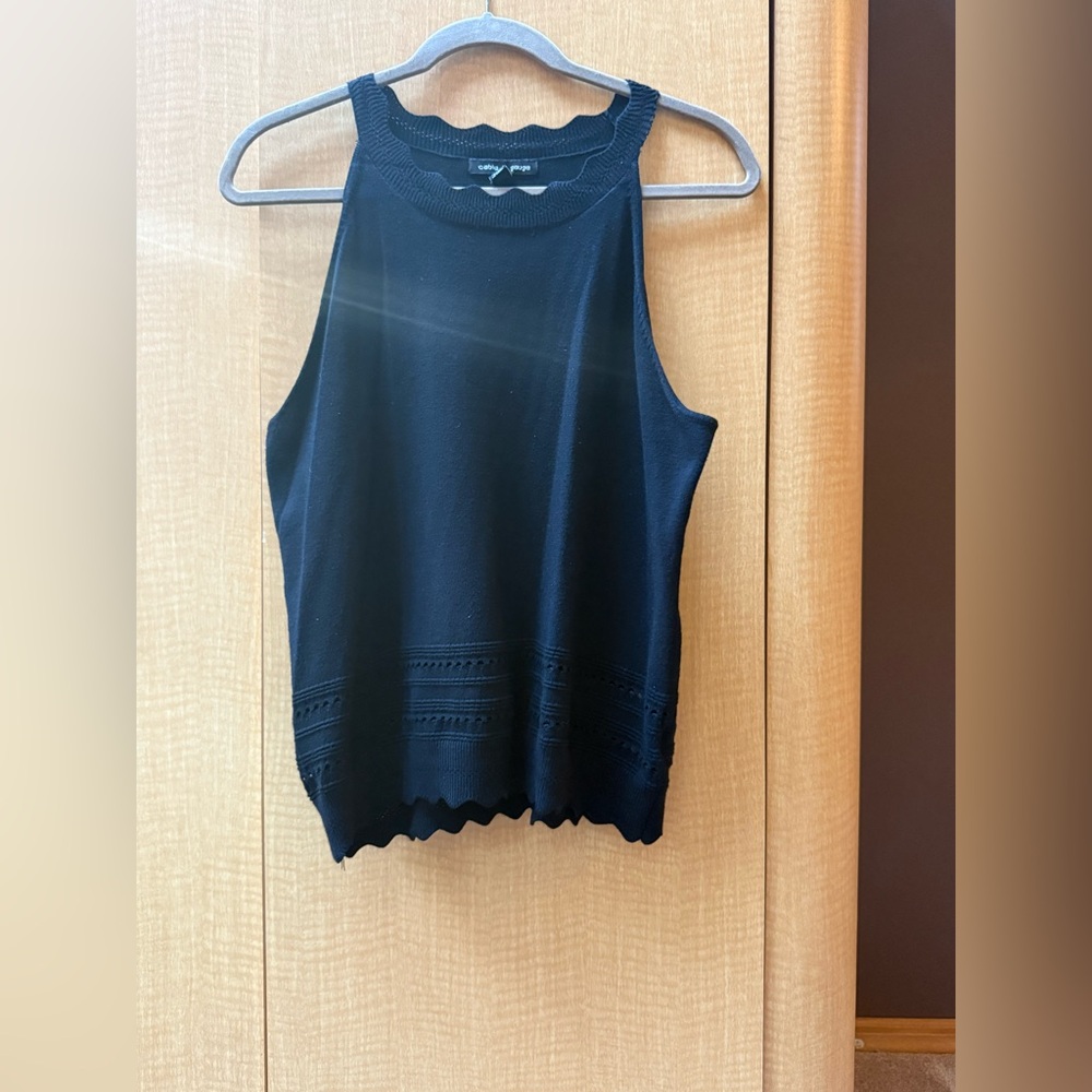 Cable & Gauge Black Tank Top